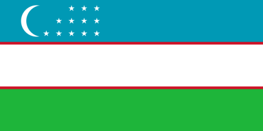 Uzbekistan flag Uzbekistan flag